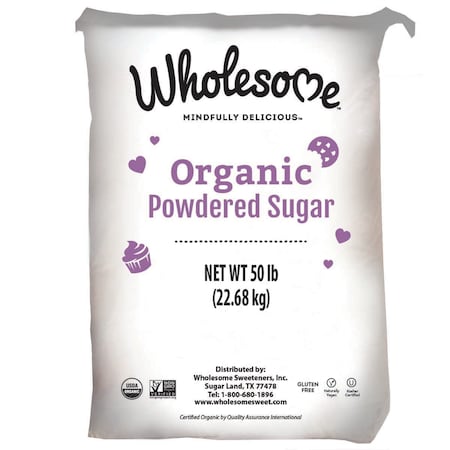 WHOLESOME SWEETENER Wholesome Sweeteners Organic Powdered Sugar (6X) 50lbs 45004